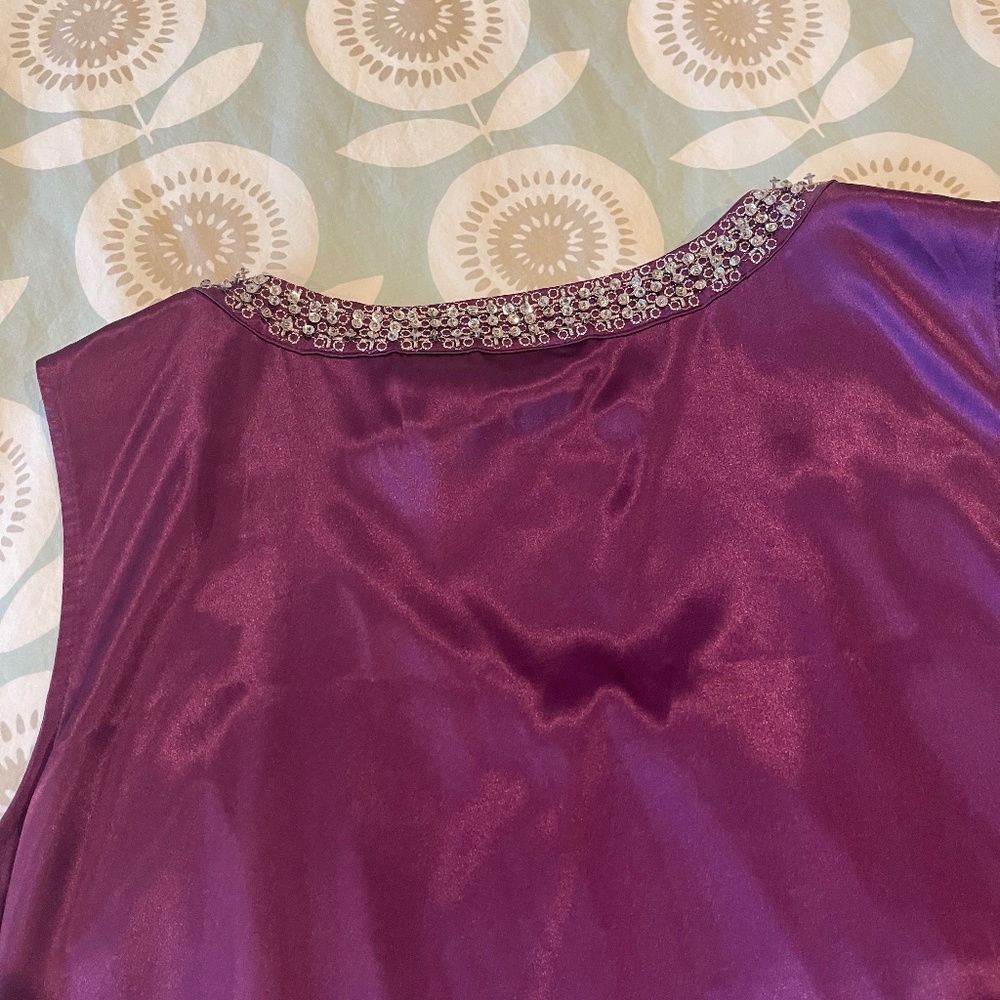 Chicos Amaranth Shell Tank - Picture 3 of 6